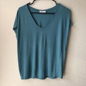 Vince Cap Sleeve Teal Blouse Super Soft